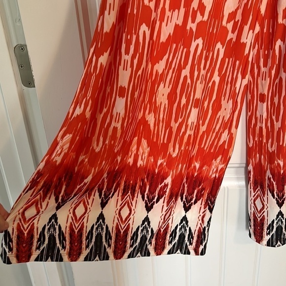 NWT new directions Palazzo wide leg boho Pull on Pants Size XL - Picture 2 of 9